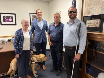 Members of the BSCB Advocacy Committee meet with Congressman Jake Auchincloss to discuss ACB's federal legislative imperatives.